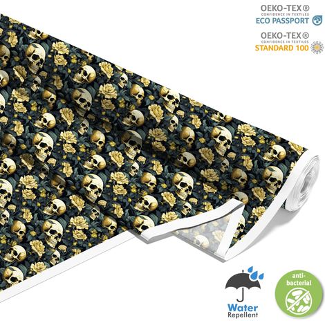 TESSUTI DECORATIVI PER ESTERNI OXFORD - Motivo Teschio I DX4684 (1/5)