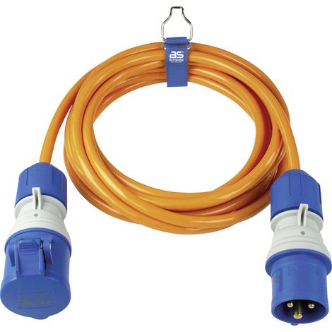 CEE Verlängerung Spannungsanzeige 230V 16A 5m H07BQ-F 3G2,5 IP44