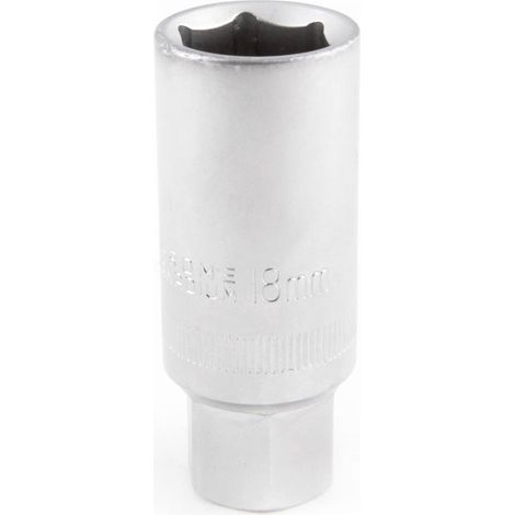 Douille bougie allumage 18mm 3/8" CrV - OS 0034 - CLAS Equipements (1/2)