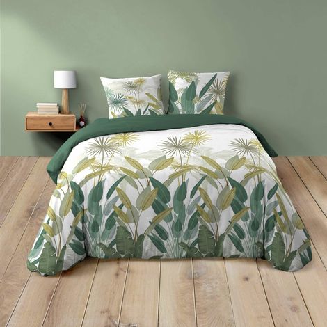 Parure de lit 3 pièces – 240 x 220 cm – 100% coton – 42 fils Otika (1/5)