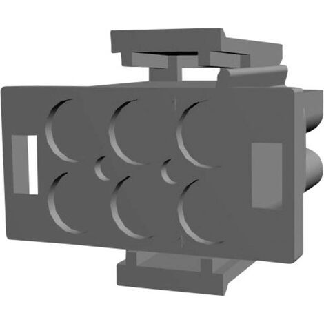 TE Connectivity Boîtier pour contacts mâles série Universal-MATE-N-LOK Nbr total de pôles 6 Pas: 6.35 mm 1-480704-0 1 pc(s) D11420 (1/5)