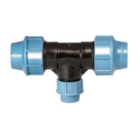 2,0 x TEE A COMPRESSIONE RIDOTTO PN16 UNIDELTA