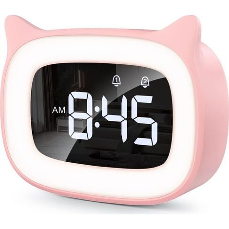 Réveil, LED Veilleuses Pendules horloges de Chambre Sleep reveil, Snooze Réveil (1/5)