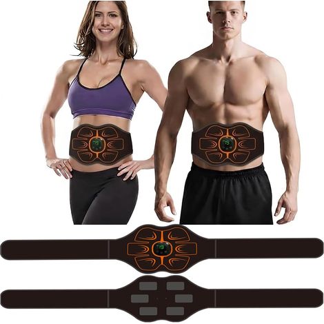 Cinturón De Electrostimulación - 30 Niveles De Intensidad - Para Entrenamiento Abdominal En Casa - 1 Unidad (1/5)