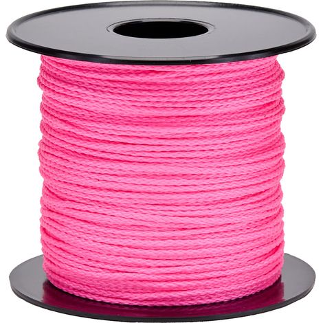 Corde Tressée Polypropylène PP Rose Ø 1.5mm 100 M (1/3)