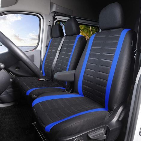 Housse de siège pour voiture – Universelle pour camions et fourgons – Accès ceinture de sécurité – Protection contre éclaboussures et salissures (1/5)