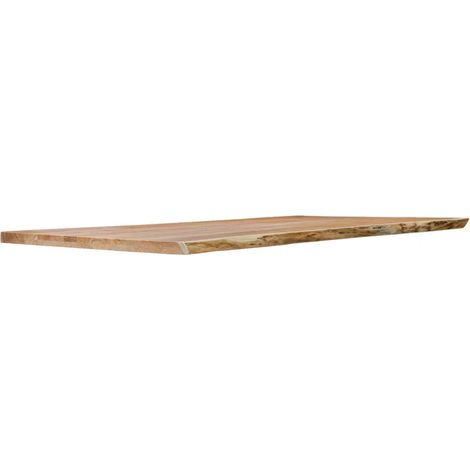 Plateau de table de repas 180 x 90 cm en bois d'acacia massif - OTTAWA