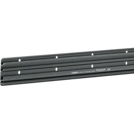 Hager SL20080 zoccolo battiscopa nero 80 mm altezza