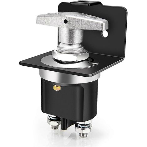 Compatible avec disjoncteur de batterie, 500 A 12 V-36 V, avec plaque de verrouillage, remplacement direct. (1/5)