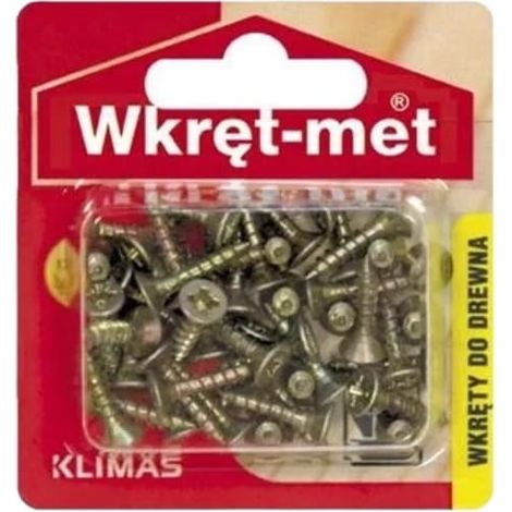 Gehärtete Holzschrauben 3,5x20mm 45Stk PZ2 gold