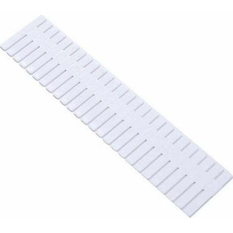 4 Pièces Réglable Tiroir Diviseur Stockage Chaussettes Sous-Vêtements Cravate Écharpe Bijoux Stockage Organisateur (Blanc) (1/5)