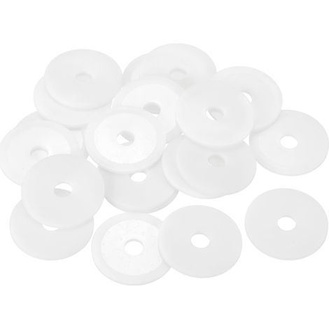 25Pcs Entretoise Plastique M8 Rondelle 8mm ID 30mm OD 2mm Épais (1/5)