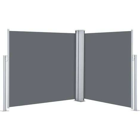 Tenda da Sole  Tenda parasole Laterale Retrattile Antracite 100x600 cm (1/4)