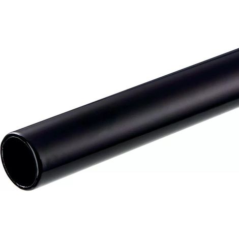 Barre de penderie longueur 3 m - Noir