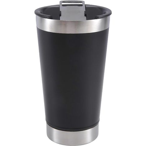 Gobelets isothermes en acier inoxydable avec couvercle décapsuleur pour bière fraîche, café et thé. (1/5)