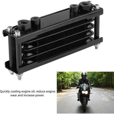 Universeller Motorölkühler für Motorräder, Dirtbikes und Roller von 50 cm³ bis 200 cm³