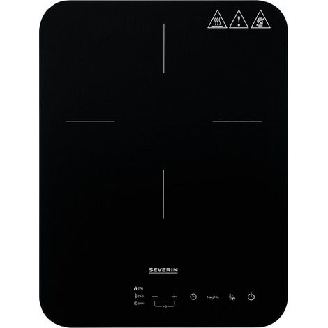 Severin KP 1032 Placa de Inducción Negra Potente