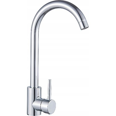 Rubinetto da cucina monocomando con bocca mobile, cromato, Resta