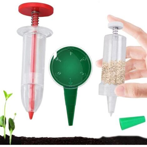 Seedmaster Lot de 3 semences à main pour semis horticole, Jardinage Outillage (1/4)