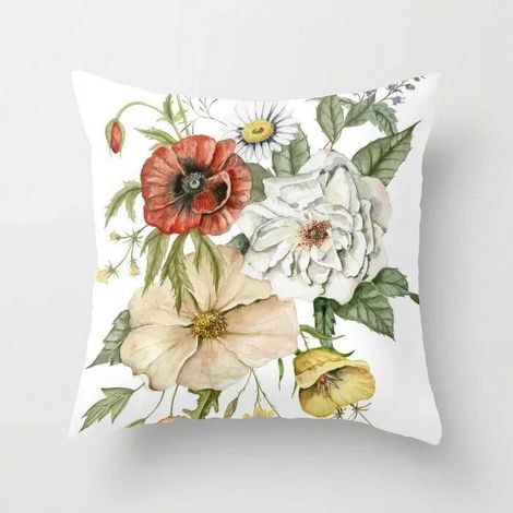 Taie D'oreiller Coton Linen - Double Face - Pour Canapé Chaise Lit Bureau Extérieur - 40x40 cm - 1 Pièce (1/5)