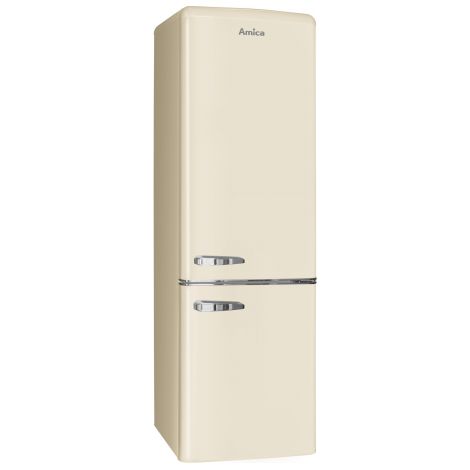 Amica – Réfrigérateur combiné inversé – 244L – 181 cm – 2 portes – Congélateur en bas – Froid statique – Classe énergétique E