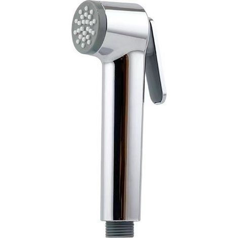 Single-jet hand shower with control trigger — Chrome finish (1/4)