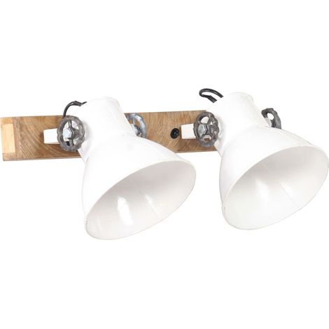 Lampe murale industrielle Blanc 45x25 cm E27 (1/5)