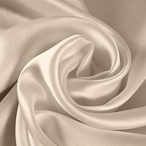 Taie d'oreiller - Soie Naturelle - Abricot - 51x66cm - Élégance - Lavable (1/4)