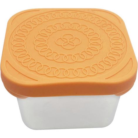 Ensemble de 1 tasse à sauce portable et étanche en acier inoxydable avec couvercle en silicone pour le bureau et les voyages Jikaixiang (1/5)