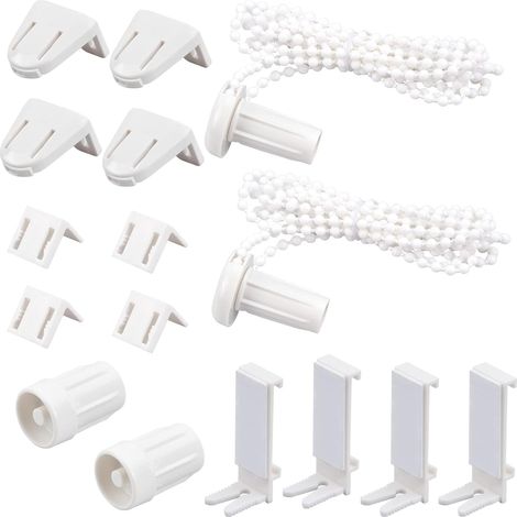 Set mit 16 Teilen, 17-mm-Vorhangkopf, Rollregler, Vorhangzubehör, 2 Mirabead-Zubehörteile (1/5)