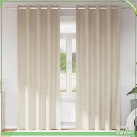 Rideaux occultants - FAFEISY - 4107181 - Velours - 140 x 245 cm - 2 pièces (1/5)