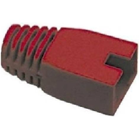 Fanton 10 copriplug colorati rossi per rj45 23732