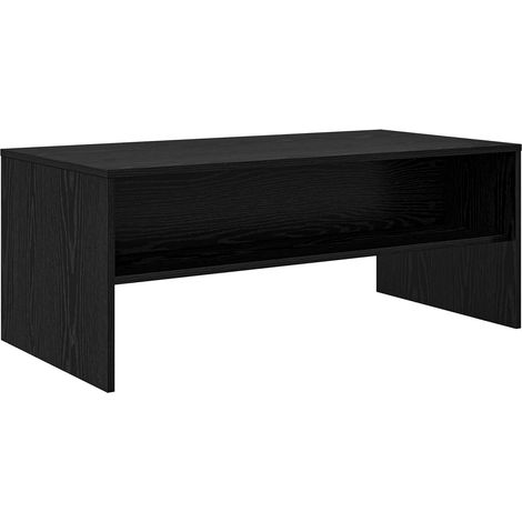 Maison Exclusive - Couchtisch Schwarz Eichen-Optik 100 x 50 x 40