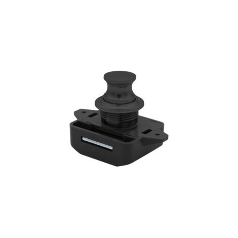 Serratura per armadietto monouso con pulsante, scrocco senza chiave, chiusura a pulsante, spessore regolabile (15-18 mm), adatta per barche, camion e yacht. - Crezuo
