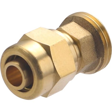 Raccord droit à compression pour tube PER NOYON & THIEBAULT - Ø 12 mm à visser mâle M1/2' (15x21) - P12-18915L1