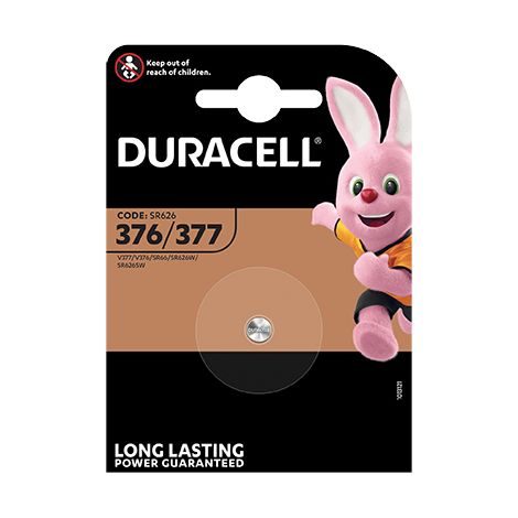 Pila Specialistica 377 Duracell Ossido Argento 1,5 V 10 Pezzi