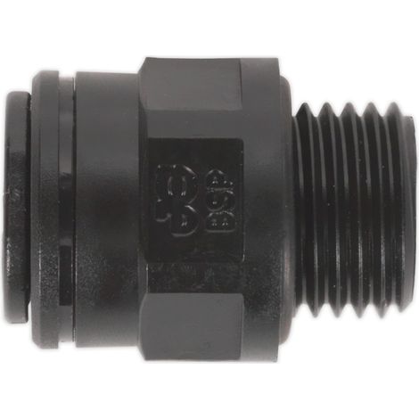 Sealey Straight Adaptor 8mm x 1/4""BSP Pack of 5 Speedfit Air Coupling JGC814 (1/2)