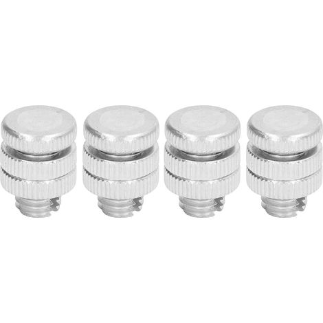 100PCS Connecteurs de Clôture Électrique en Alliage d'Aluminium, Boulon Fendu pour Fil de Clôture Fileté 0.8cm, Extérieur