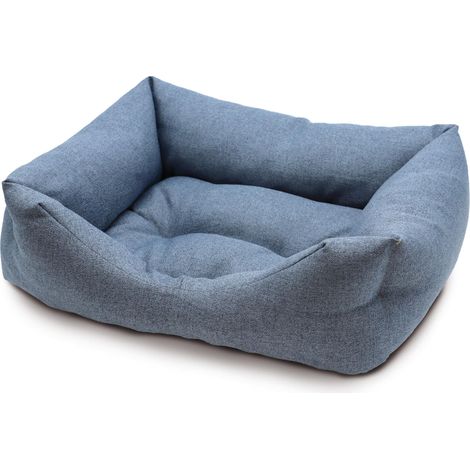 Niche pour Chien imperméable et imperméable à l'eau, Lavable Facile à Nettoyer, rectangulaire, Bleu, 70 x 60 cm (1/5)