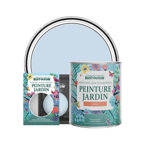 Peinture Jardin, Finition Satinée - Ciel Bleu (1/2)