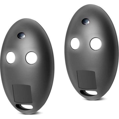 Telecomando per cancelli, set di 2 telecomandi 433 MHz compatibili con BFT MITTO2, 2 canali, rolling code per cancelli automatici (1/4)