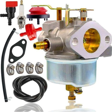 Carburateur 632334A pour Tecumseh 632110 632111 632334 632370 632536 640105 HMSK80 HMSK90 HM70 HM80 HMSK100 HSMK110 HMSK105 OHSK110 OHSK120 8 CV, 9 CV, 10 CV moteurs de souffleuse à neige (1/5)