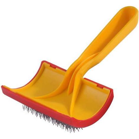 Spazzola Cani Plastica cm 10X6 Farm