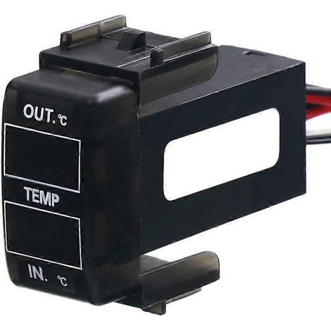 Sensor de temperatura dual para pantalla interna y externa del automóvil Nissan Qashqai X-Rail Sunny NV200 Teana (1/5)