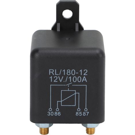 Relais de démarreur 12V, interrupteur de relais de charge et d'isolation de batterie adapté aux automobiles, motos, démarreurs et appareils GPS. (1/5)