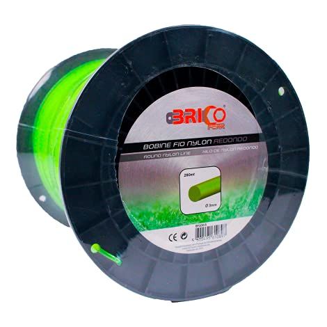 Bricoferr 100-5 BF-Filo per decespugliatore, 3 m x 280 mm, rotondo (1/2)