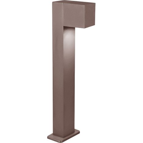 Paletto da giardino led mod. IBIZA5C colore corten