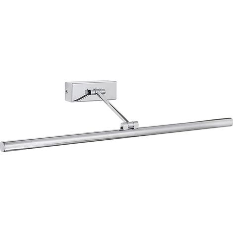 Saya - Applique Led Salle De Bain 12W Ip44 3000K 950Lm En Métal Finition Chrome - Éclairage Pour Miroirs Et Tableaux - Groupe Rossini (1/3)