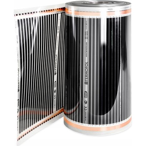 Tapis chauffant en aluminium 80 W/m², 25 cm de large, ThermoFol (1/4)
