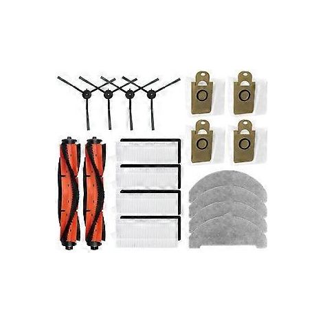 Ersatzteilzubehör für RV1 Pro Saugroboter: Hauptbürste, HEPA-Filter, Wischpad, Staubbeutel, B